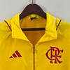 2023 Flamengo Windbreaker yellow Soccer Jersey 1:1 Thai Quality love fball