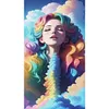 Women - Round AB Drills Diamond Painting(35*65cm)
