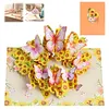 Sunflower Butterfly-Pop Up Greeting Card
