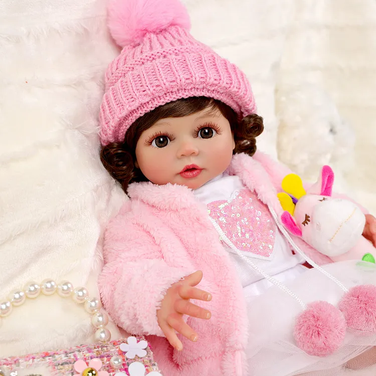 [90Days Lowest Price] Babeside Quiet Reborn Baby Lara 20'' Toddler Girl Building Lovely Memories