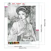 (US Local)Beauty 5D DIY Full Drill Round Big Size Diamond Painting Kit for Home Wall Decor 40x50cm 