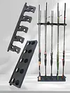 10 Holes Fishing Rod Holder Wall Mount Fishing Rod Rack for Garage Wall Ceiling