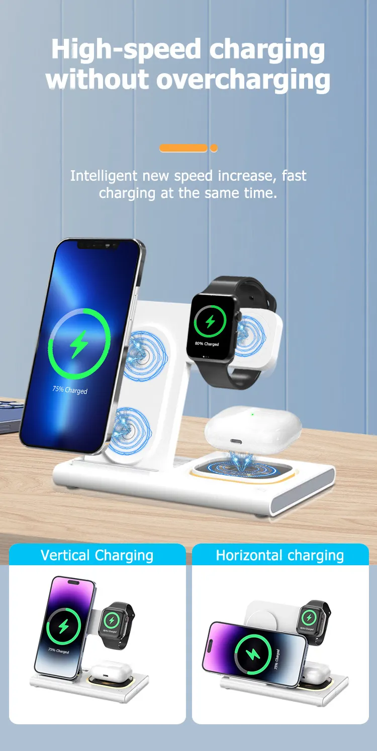 🔥Hot sale🔥4-in-1 Magnetic Wireless Charger