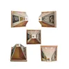 3D Naked Eye Vision Night Light Wall Lamp Living Room Home Creative Light Luxury Wooden Punch-Free Wall Hanging Advanced Atmosphere Lamp