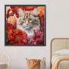 【Limited Stock Sale】（Big Size)Cat Flowers-Paint by Numbers Acrylic Painting 60*60CM