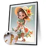 【Limited Stock Sale】Cute Girl-Paint By Numbers Acrylic Painting 40*50CM