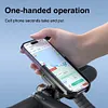 Bicycle Phone Holder 360 Rotation Aluminum Alloy Motorcycle Navigation Bracket