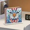 Acrylic American Flag Eagle 5D DIY Diamond Art Paper Towel Storage Rack Decor