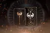 Flower Cut Collection High appearance Poker Cards Wings Weapon Vulcan Axe Harvest Scythe Sword Bow and Arrow