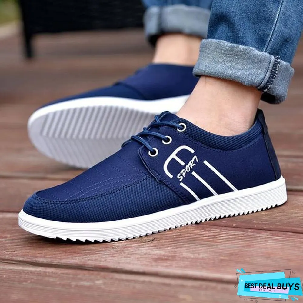 Casual Shoes Men Breathable Canvas Shoes For Men Fashion Espadrilles Men Flats Casual Trainers Men Footwear
