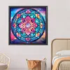 Mandala Glass Painting - Paint By Numbers Acrylic Painting 40*40cm