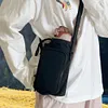 Crossbody Water Bottle Bag Adjustable Strap with Front Pocket for Hiking Camping