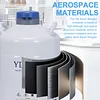 [US Local Warehouse] 20L Liquid Nitrogen Tank Cryogenic Container with 3 Canisters & Carry Bag Liquid Nitrogen (LN2) Dewar for Beauty Industry Semen Preservation
