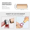 5Pcs Cat Eye Nail Magnets with Y Shaped Iron Wire for Heart Cat Eye Effect
