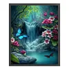 Butterfly Waterfall - 11CT/14CT Stamped Cross Stitch 40*50cm/15.75*19.69in
