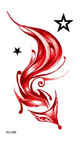 52 Kinds Watercolor Animals Fake Tattoos Temporary Cat Flamingo Wolf Whale Fox Butterfly Waterproof Tatto Stickers Small Size