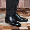 Mens  Wedding Shoes Genuine Leather