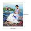 【Limited Stock Sale】(Big Size)White Beauty-Paint by Numbers Acrylic Painting 50*60CM
