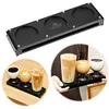 3-Slots Acrylic Camping Cup Holder Desktop Cup Holder for Outdoor Camping Hiking