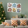 (US Local)6pack Xmas Gnome-Special Shaped Diamond Painting Kit(30x30cm)