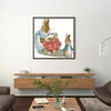 Rabbit-14CT Stamped Cross Stitch Kit(21*22cm)