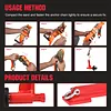 [US Local Warehouse] 2 Set of Shipping Container Wheel 6-Lug Kit with Ratchet Tie Container Wheel Kit 22000LBS Capacity Shipping Containers Axles for Moving 20ft-40ft Empty Containers