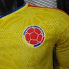 2025 Long Sleeve Player Version Colombia Home Football Shirt 1:1 Thai Quality