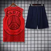 2025/2026 Psg Paris Pre-Match Training Red Vest+Shorts Football1:1 Thai Quality