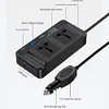 200W Car Power Inverter 12V to 220V Car Voltage Converter 4 USB Ports Adapter