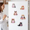 (US Local)6Pcs Acrylic Cats 5D Diamond Painting Fridge Magnet for Adults Beginners Craft Kit