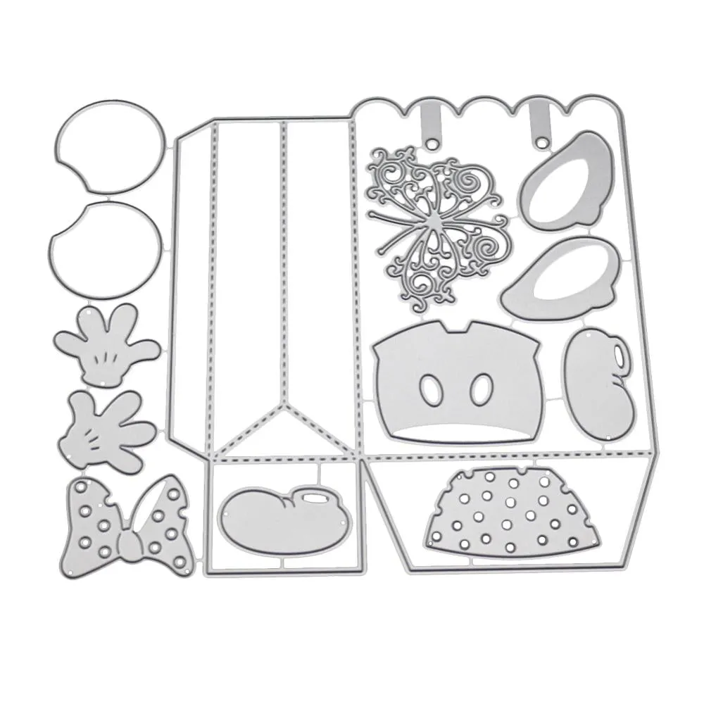 Metal Cutting Dies Candy Box Scrapbooking For Card Making DIY Embossing Cartoon Element Stencils Stamps And Dies 2019 New