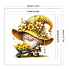 Yellow Flower Goblin-11CT Stamped Cross Stitch 45*45cm