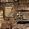 HEAVY EQUIPMENT OPERATOR - Vintage Metal Signs - 20*30cm/30*40cm - Warning