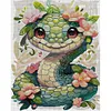 Snake-14CT Stamped Cross Stitch 40*51cm/15.75*20.08in