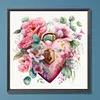 Flower Love Lock - Paint by Numbers Acrylic Painting 40*40cm