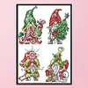 Christmas Dwarf-14CT Counted Cross Stitch Kit(22*30cm)