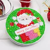 DIY Double Sided Special Shape Diamond Painting Compact Mirror Kit (Santa)