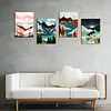 4Pack Landscape Art-Full Round Diamond Painting(30x40cm)