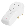 4pcs UK Plug Power Outlet Light Switch Socket+1pc Wireless Remote Control