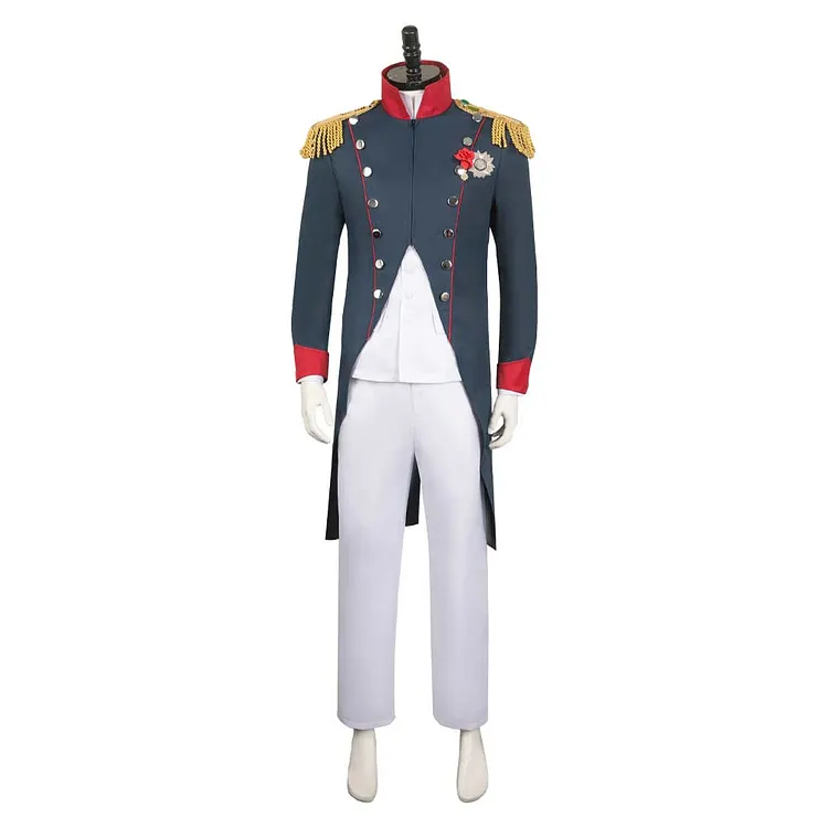 Napoleon (2023) Napoleon Cyan Set Outfits Cosplay Costume Halloween Carnival Suit