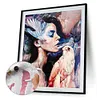 (Flashsale Limited Stock)Girl And Bird-Paint by Numbers Acrylic Painting 40*50cm