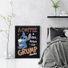A Coffee A Day Keeps The Grump Away-11CT Stamped Cross Stitch 40*53cm