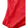 ZAFUL Swimwear Women One-Piece Swimsuit Sexy High Waisted Swimsuit Deep V-Neck Plunging Neck Unlined One Piece Bathing Suit