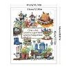 Garden Story-14CT Stamped Cross Stitch 41*53cm/16.14*20.87in