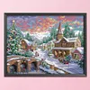 Christmas Day-14CT Stamped Cross Stitch Kit(45*36cm)
