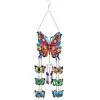 DIY Diamond Painting Double Sided 3D Wind Chime Flower Butterfly Pendant Hanging Kits