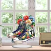 >SALE<Special Shape Single-Side Desktop Diamond Art Kit Home Craft Decor (Canvas Shoe)