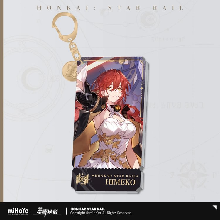 The Erudition Acrylic Keychains [Original Honkai Official Merchandise]