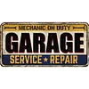 Garage - Enseigne M&eacute;tallique de permis de voiture(30*15cm)