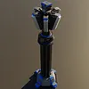 Prism Tower Lighthouse Night Light Rotatable Red Alert Red Alert 2 Allied Building Model